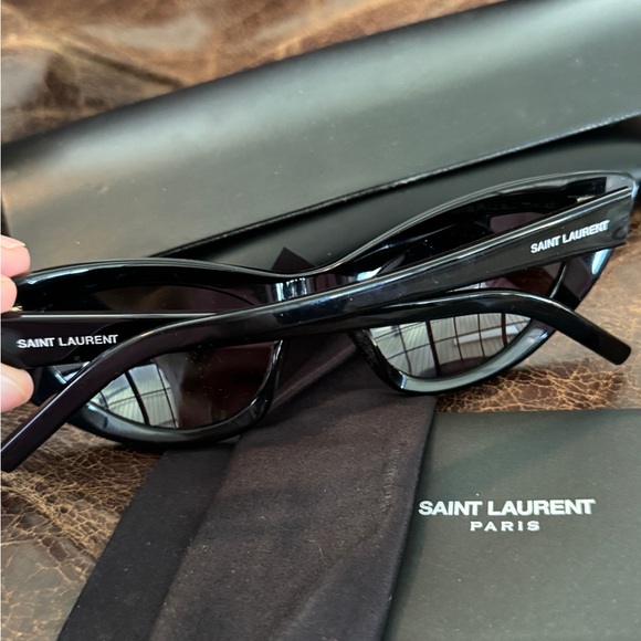 Saint Laurent Cat Eye Tinted Sunglasses - Picture 7 of 8